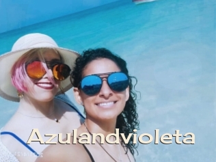 Azulandvioleta