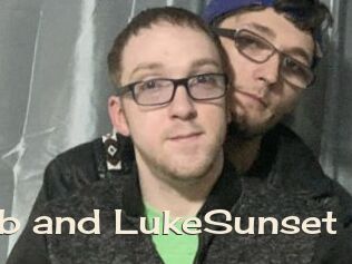 Caleb_and_LukeSunset