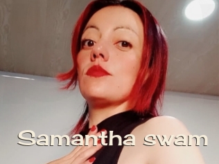 Samantha_swam